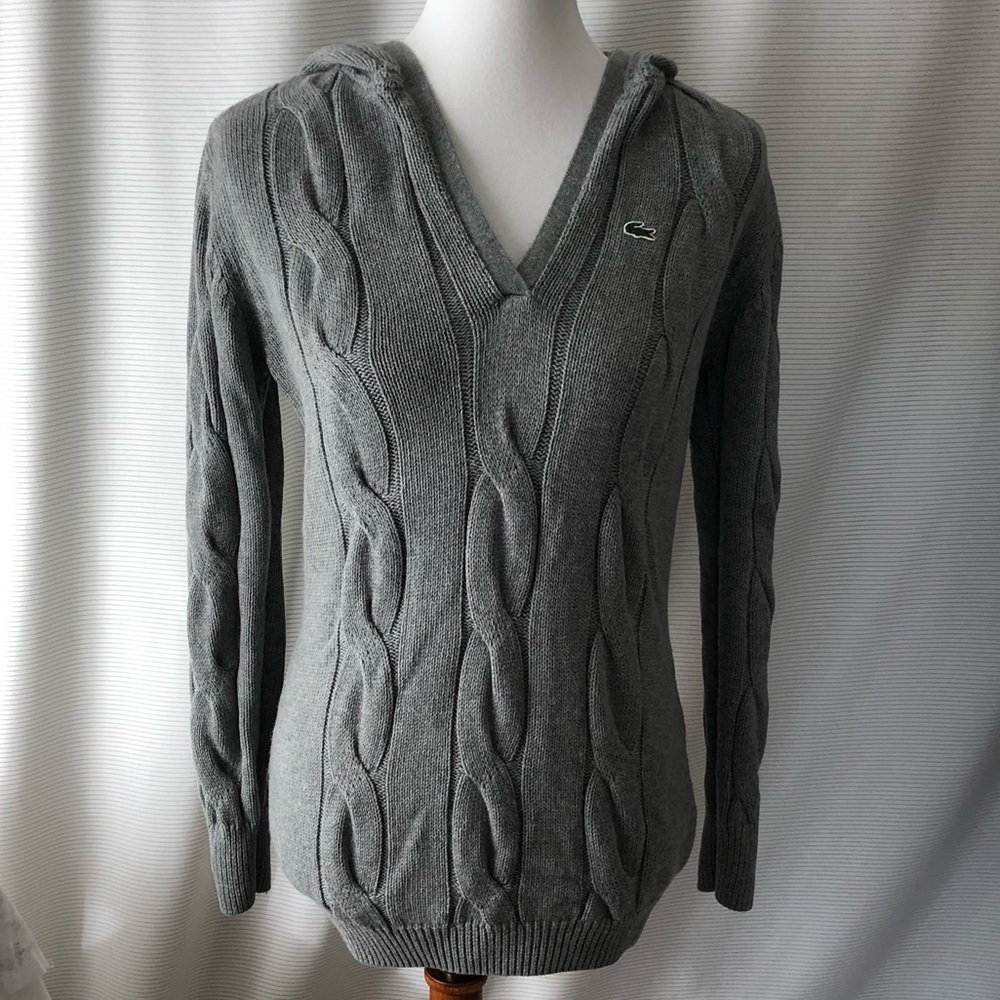 Silver Level (used): Lacoste Long Grey Sweater
